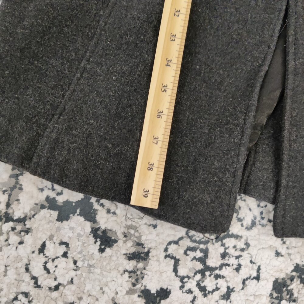 Simon Chang Women's Coat Size 9 / 10 Gray Wool Cashmere Lined Business Casual - Picture 9 of 9